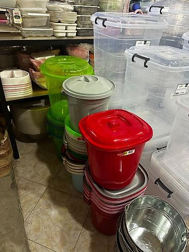 hamam eşyaları: Vedre plastik Plastik vedre evde, metbexde, hamamda, bagda ve heyetde — 2