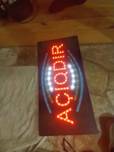 ПО для бизнеса: LED “AÇIQDIR” işıq lövhəsi - Mağaza, kafe, salon və digər obyektlər