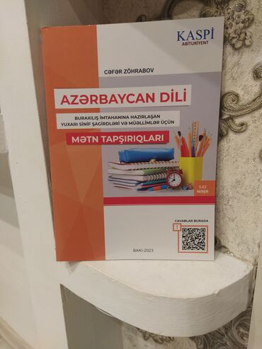 Digər kitablar və jurnallar: Kaspi Azərbaycan dili metn testləri ter temizdir qatı bele açılmayıb