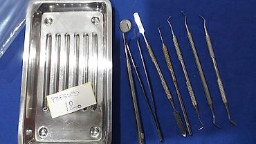 Ostali medicinski proizvodi: Stomatološki pregled Tacna sa instrumentima za stomatološki pregled — 12