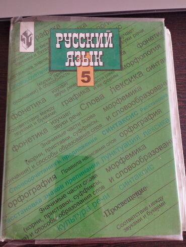книга информатика 5 класс: Русский язык за 5 класс.
Состояние усебника на троечку