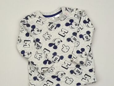 bluzka haftowana: Bluzka, H&M, 12-18 m, 80-86 cm, stan - Dobry