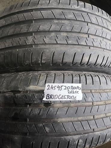 2454520: Шины 245 / 45 / R 20, Лето, Б/у, Пара, Легковые, Bridgestone — 1