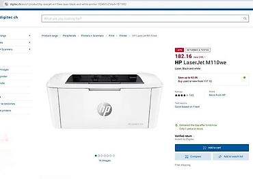 Skeneri: HP LaserJet M110we – kompaktan monohrom laserski štampač - Tip — 7