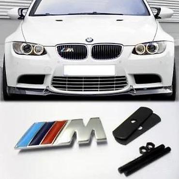 pleksiglas cena: BMW M znak - komplet. Komplet novih oznaka znakova. ✨ Za prednju — 8