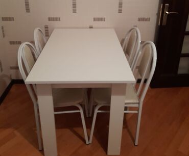 Masa və oturacaq dəstləri: 110‼️manatdan başlayir 4nəfərlik stol və stullar anbardan satiş var — 2