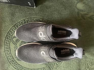 шлепанцы адидас: Мужские кроссовки, 44, Adidas, Б/у, цвет - Серый — 4