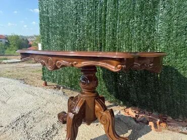 Stilski klub stolovi: Stilski salonski sto u intarziji Stilski salonski sto U odličnom — 8