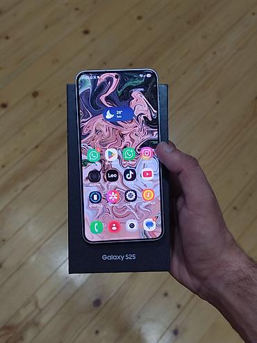 iphone 7 plus 64gb: Samsung Galaxy S25, 128 GB, rəng - Ağ, Sensor, Barmaq izi, Simsiz şarj — 3