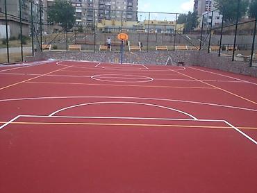 Другие строительные материалы: Покрытие для беговых и прогулочных дорожек (резиновая бесшовная — 12