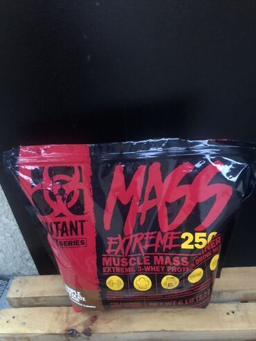 спорт питание в бишкеке: Протеиновый напиток Mutant Mass Extreme 2500 предназначен для набора