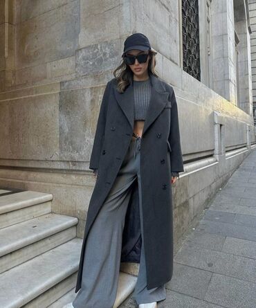 loreta пальто: Пальтолор, Классика, Күз-жаз, Драп, Узун модель, 4XL