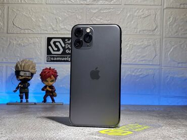 айфон 11 про новые: IPhone 11 Pro, Колдонулган, 256 ГБ, Кара, 55 %