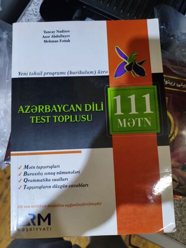 Ümumi Tarix: Məhsul: “Azərbaycan Dili – Test Toplusu (111 Mətn)” Müəlliflər: Tuncay