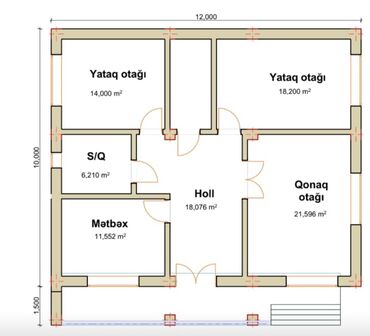 Həyət evləri və villaların satışı: Savalan 3 otaqlı, 120 kv. m, Kredit yoxdur, Təmirsiz