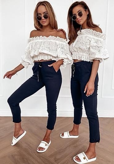 Pantalone: 💫Ženske pantalone – model sa manžetnama - Kroj: uske nogavice do — 7