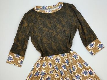 sukienki trapezowe plus size: Sukienka damska, S
