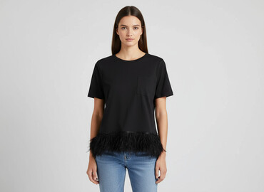 T-shirty: Zara, T-shirt damski, rozmiar M