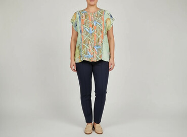 bluzki w serek plus size: Жіноча блуза, розмір XL
