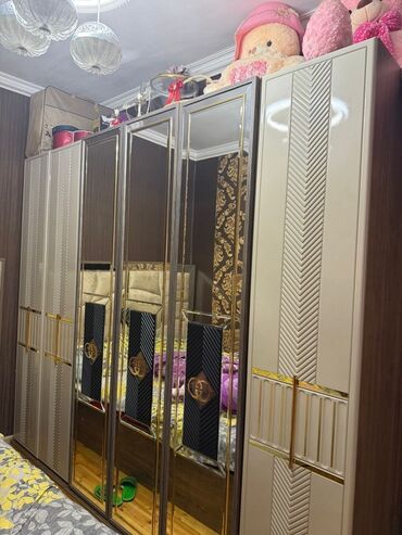 Yeni, Açılan, 6 qapı Düz dolab, Qarderob, paltar dolabı, Türkiyə