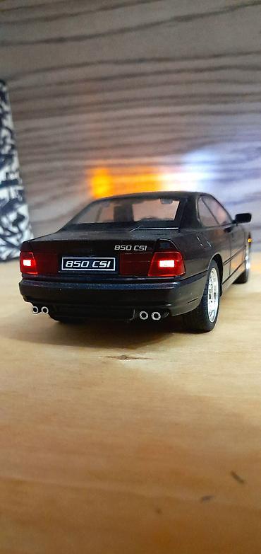 BMW 850 CSi 1/24 miqyaslı model avtomobil - Korpus: qara rəngli kupe lalafo.az -da — 3 BMW 850 CSi 1/24 miqyaslı model avtomobil - Korpus: qara rəngli kupe — 3