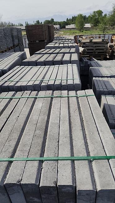 Тротуарные бордюры: Тротуарный бордюр, Бетонный, Овальный, 1000 — 29