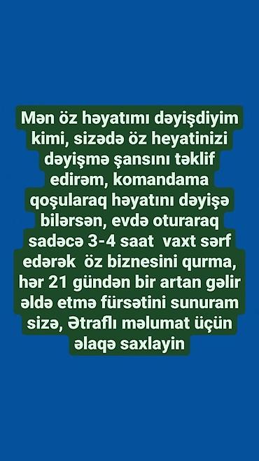part time is online: Uzaqdan işləmə imkanı olan biznes fürsəti - Komandaya qoşularaq şəxsi — 1