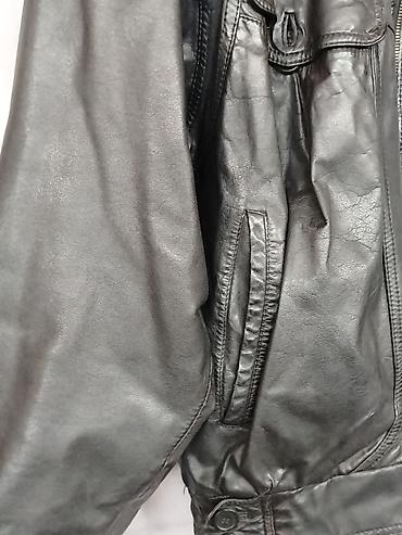 muške elegantne pantalone: Vrhunska vintage muška kožna jakna - PRIRODNA KOŽA (XXL) Na prodaju — 3