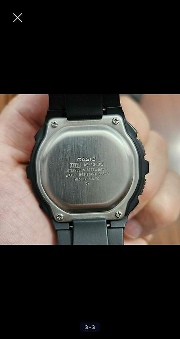 ucuz casio saat: İşlənmiş, Qol saatı, Casio, rəng - Qara — 3