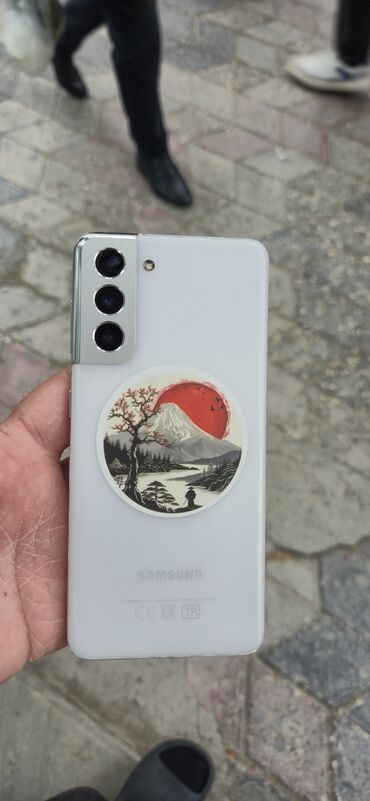 samsung galaxy c5 ekran: Samsung Galaxy S21 5G, 128 ГБ, цвет - Белый, Сенсорный, Отпечаток пальца, Беспроводная зарядка