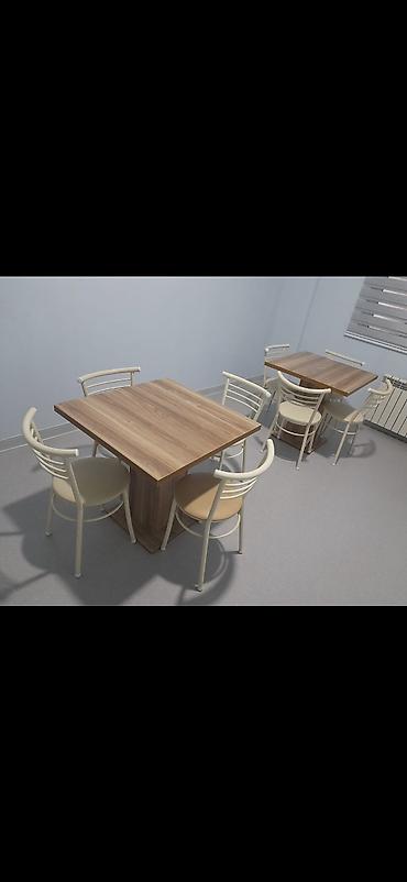 masa restoran: Stullar ilə, Kvadrat masa, 4 nəfər, Türkiyə — 4