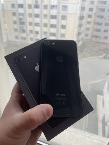 Apple iPhone: IPhone 8, 64 GB, Space Gray, Barmaq izi, Simsiz şarj, Sənədlərlə