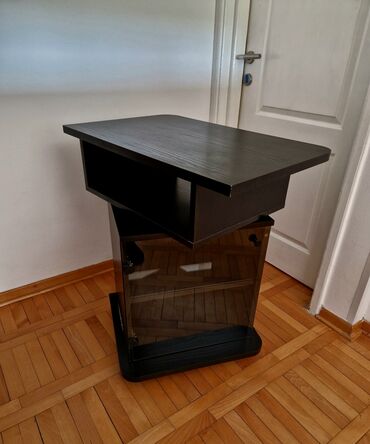 ruski krstur namestaj: TV stand, color - Black, Used