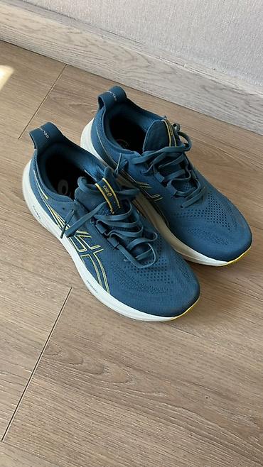 с 26 ултра: Мужские кроссовки, 42.5, 43, Asics, Б/у, цвет - Синий, Самовывоз, Платная доставка — 4
