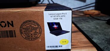 Lenovo: Lenovo Legion, 16 ", AMD Ryzen 7, 1 TB, Ünvandan götürmə — 9