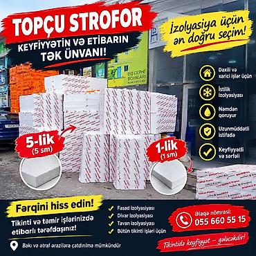 duru yağlar: TOPÇU STROFOR – izolyasiya üçün düzgün seçim! Məhsul: Strofor (EPS) — 1