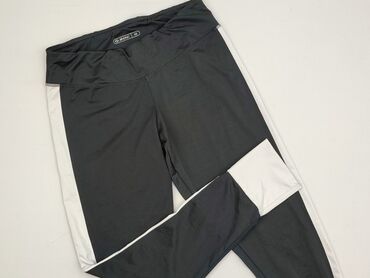 legginsy woskowane matowe: Leggings Sports for women, XL (EU 42)
