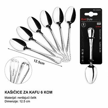 KMT Kašika za kafu sa cvetnom drškom 2402976 Elegantne kašičice za