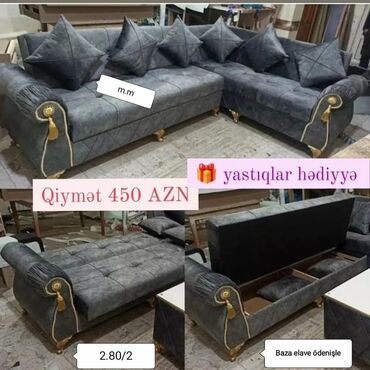 aslanoğlu mobilya: Угловой диван, Новый, Раскладной, С подъемным механизмом, Ткань, Бесплатная доставка в черте города