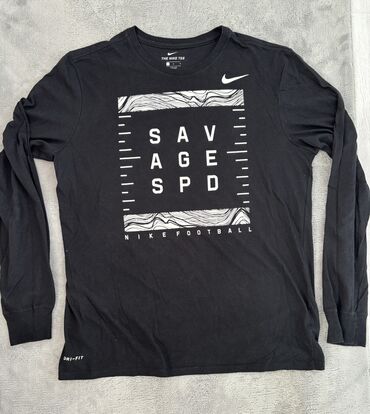 novogodisnje majice: Men's T-shirt Nike, L (EU 40), bоја - Crna