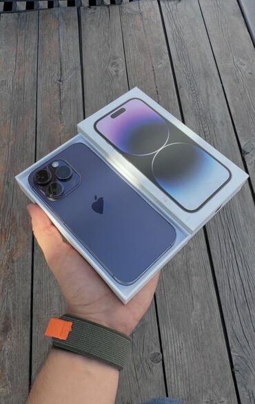 xr в корпусе: IPhone 14 Pro Max, Колдонулган, 256 ГБ, Deep Purple, Куту, 89 %
