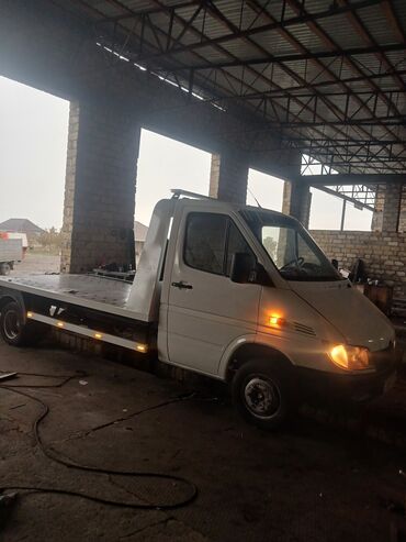 автозапчасти на мерседес: Evakuator tipli avto-daşıyıcı sprinter - Ağ rəngli, ikimərtəbəli
