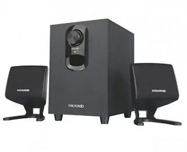 Zvučnici, slušalice i mikrofoni: Microlab 2.1 zvučnici sa subwooferom - Konfiguracija: 2 satelita + na lalafo.rs — 1 Zvučnici, slušalice i mikrofoni: Microlab 2.1 zvučnici sa subwooferom - Konfiguracija: 2 satelita + — 1