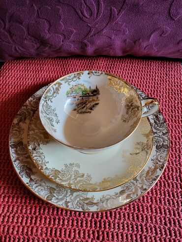 Stare vaze i dekor: Set nov iz 60,70ih. god.,rucni rad HB Hassenpflug Austrija,Bec — 3