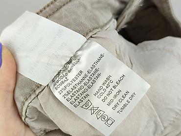 bezowe: Spodnie materiałowe damskie, rozmiar XL — 5