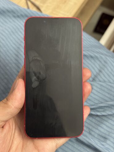 Apple iPhone: IPhone 13 mini, Б/у, 256 ГБ, Красный, Чехол, 82 %