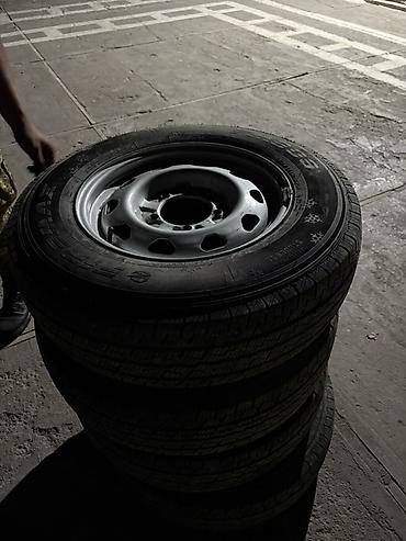 авто запчас бишкек: Комплект колес в сборе (штампованные диски + шины). Характеристики — 2