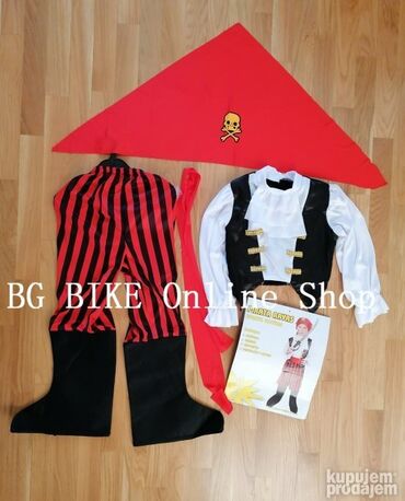 Kostimi za maskenbal: GUSAR gusarka pirat kostim gusara za decu. Može biti i za dečaka i za — 5