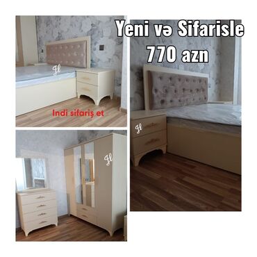 çarpayı üzərində karusellər: Yataq mebel dəsti