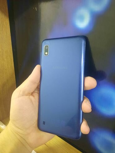 samsunq s2: Samsung Galaxy A10, 32 GB, rəng - Göy, Zəmanət, İki sim kartlı, Sənədlərlə